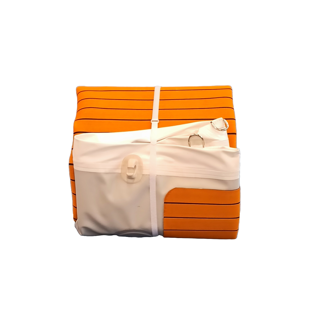 BalaFloat aufblasbare Badeplattform Schwimmplattform Schwimminsel Badeinsel 3 m x 2 m x 0,2 m