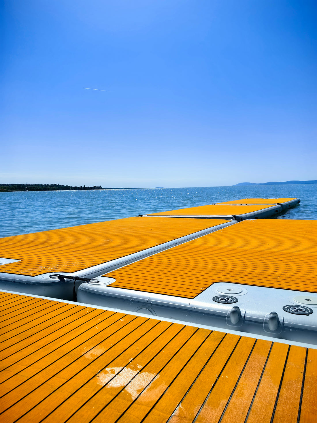 yourFLOAT Pool Deck Basic 10 × 4 m – Komplettpaket