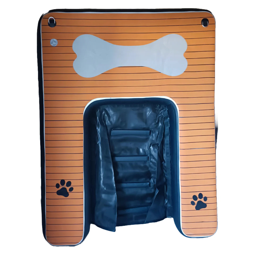 yourFloat Aufblasbare Wasserrampe für Hunde, 2 m x 1,5 m x 0,2 m