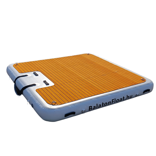 yourFloat aufblasbare Badeplattform Schwimmplattform Schwimminsel Badeinsel 2m x 2m