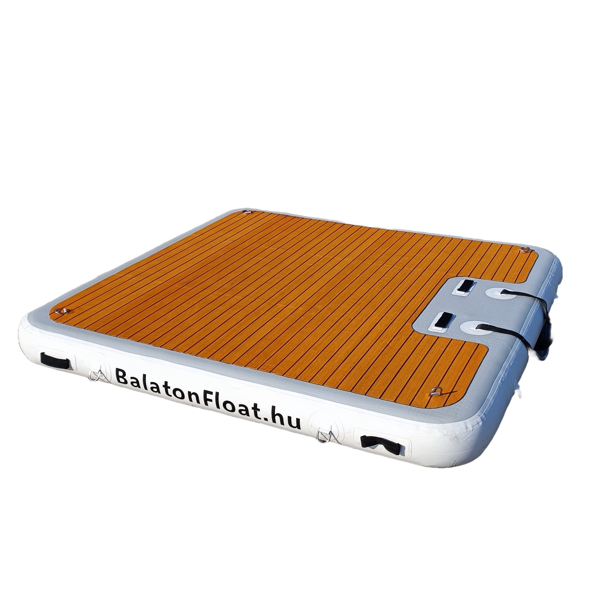 yourFloat aufblasbare Badeplattform Schwimmplattform Schwimminsel Badeinsel 2m x 2m