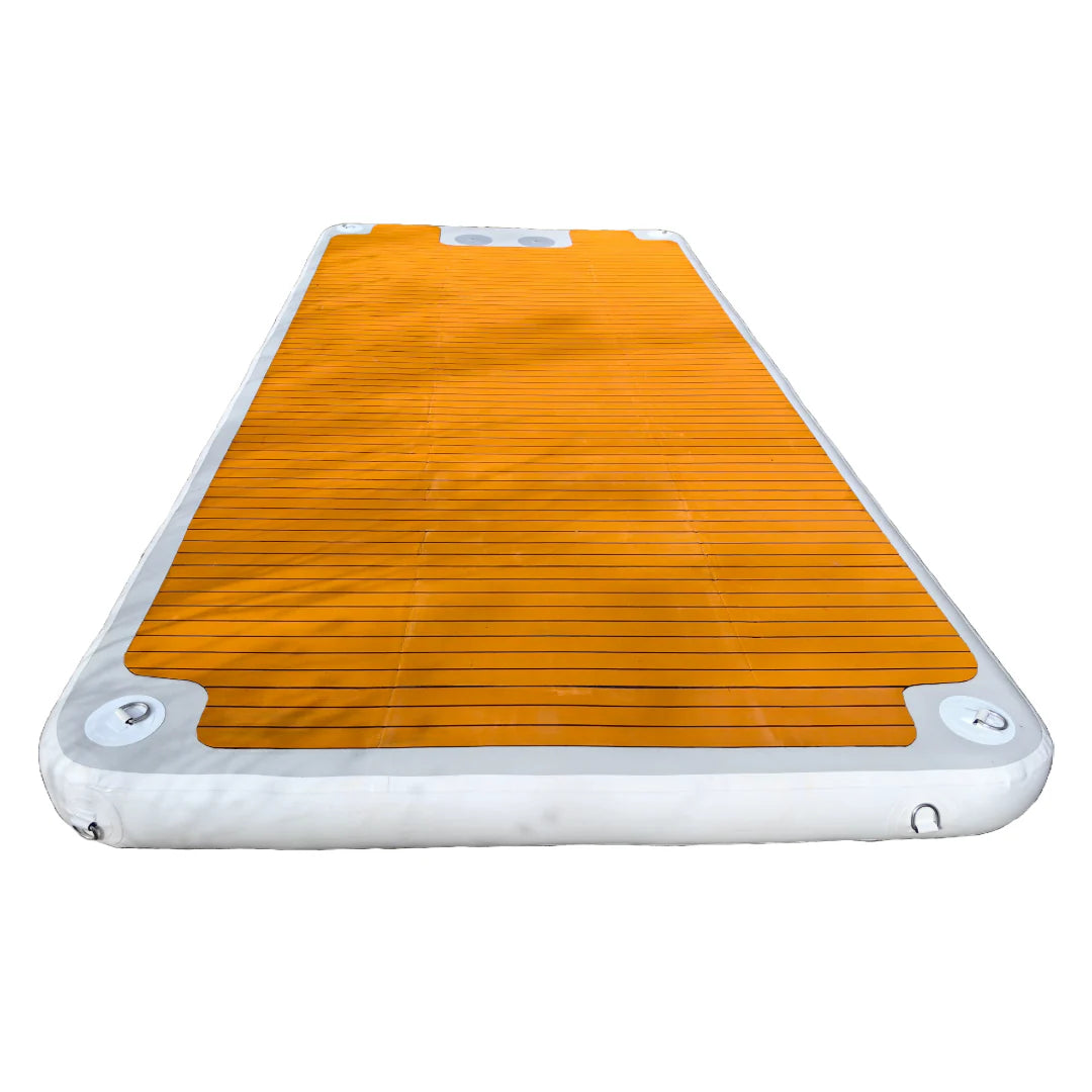 BalaFloat aufblasbare Badeplattform Schwimmplattform Schwimminsel Badeinsel 4 m x 2 m x 0,2 m