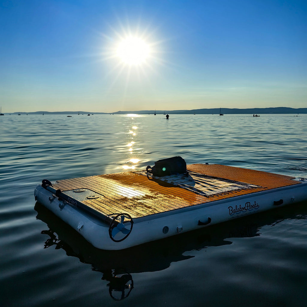 schwimmplattform 3x2 m schwimmsteg badeinsel