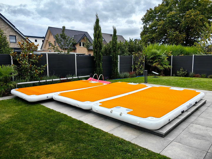 yourFLOAT Pool Deck Basic 6 × 4 m – Komplettpaket